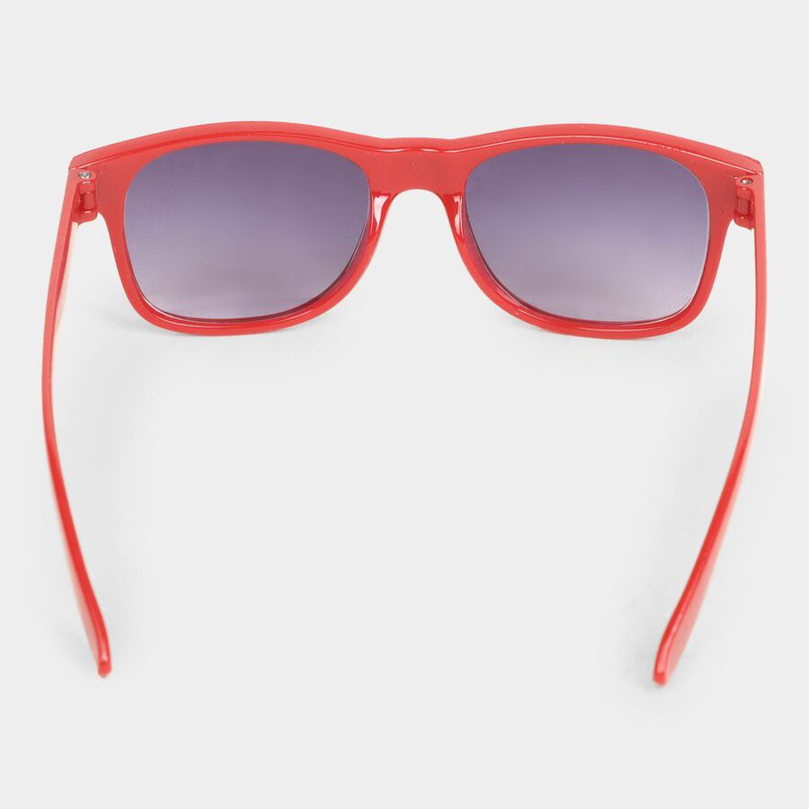 Kid's Plastic Clear Glass Rectangle Sunglasses, , large image number null