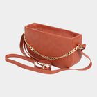 Women's Polyurethane Zipper Sling Bag, , small image number null