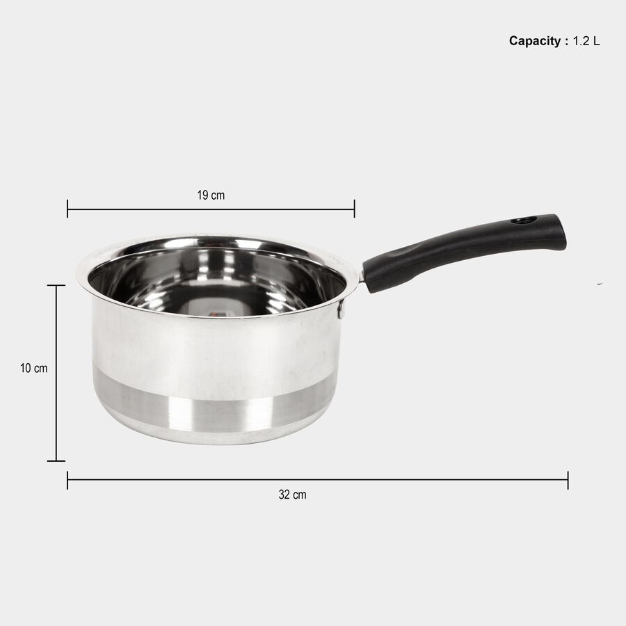1.2 L Steel Saucepan, , large image number null