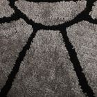 Grey Polyester Rug, , small