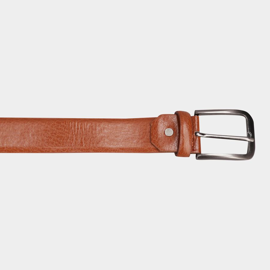 Men's Tan Polyurethane Casual Belt, , large image number null