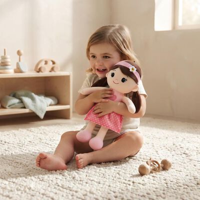 Kid's Light Pink Fabric Dolls