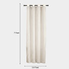 7ft. White Polyester Door Curtain, , small image number null