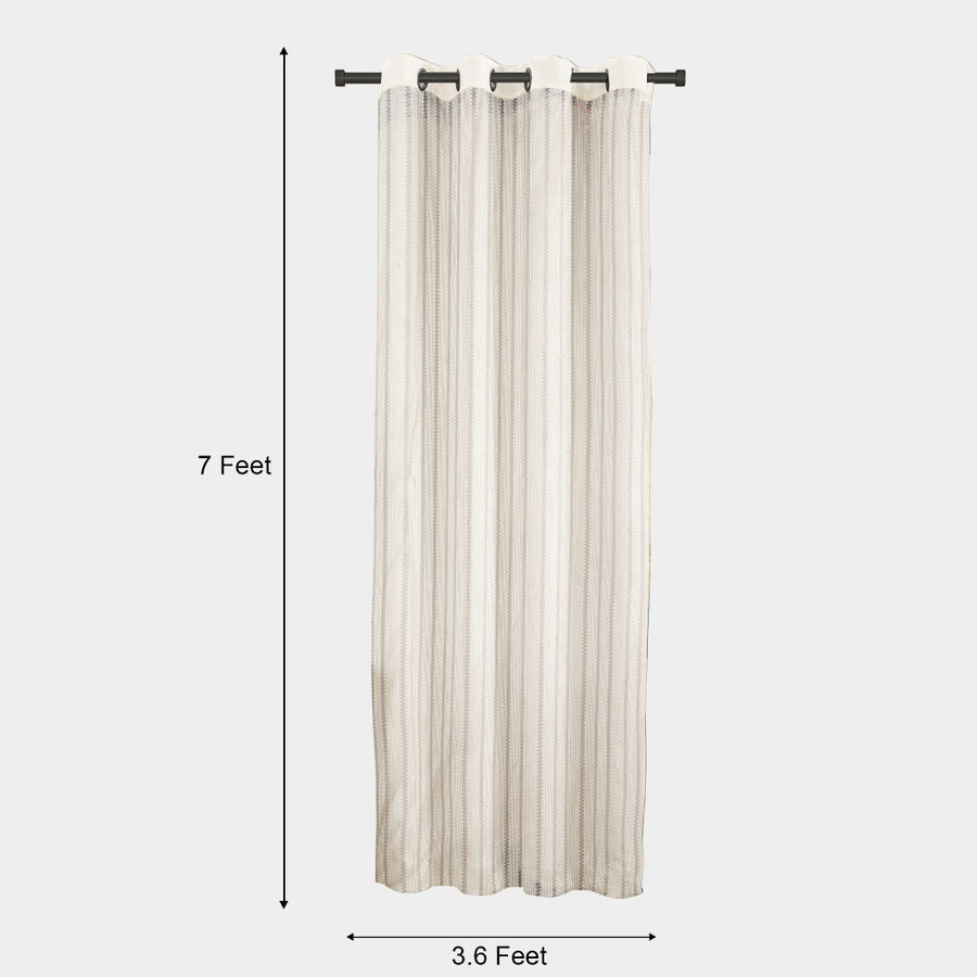 7ft. White Polyester Door Curtain, , large image number null