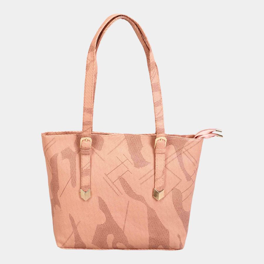 Women's Pink Polyurethane Hand Bag, , large image number null