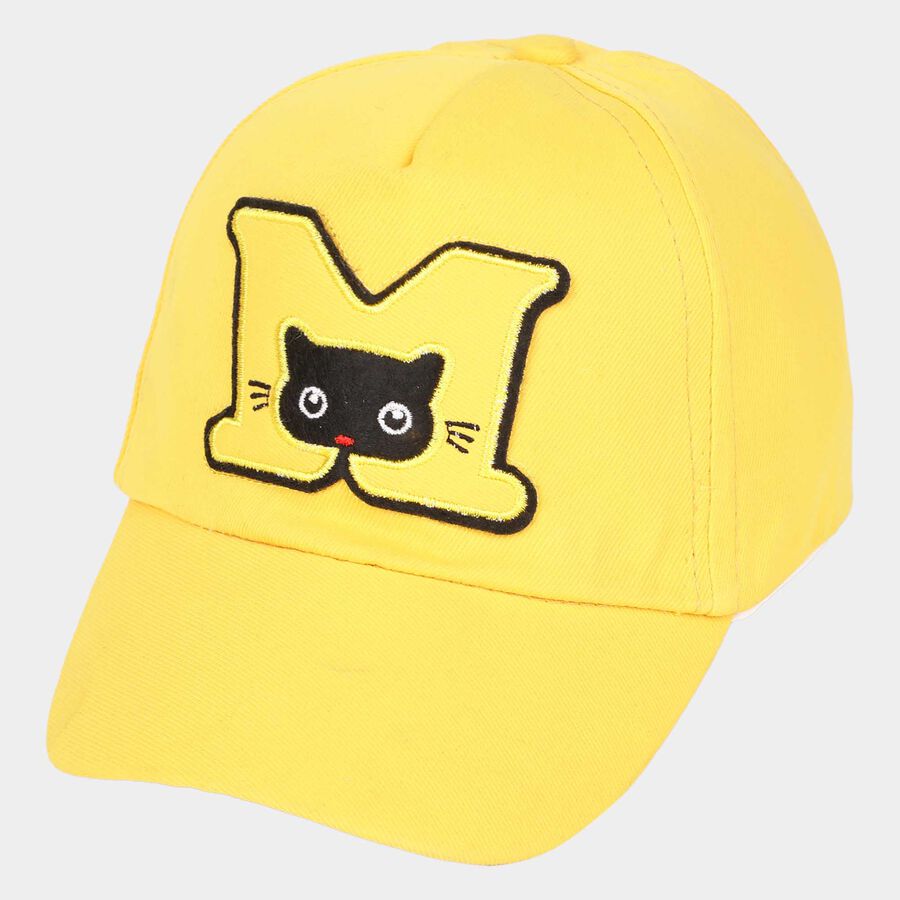 Kids' Yellow Canvas Cap, , large image number null