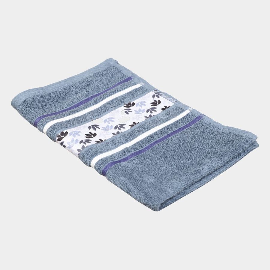 380 GSM Blue Cotton Hand Towel, , large