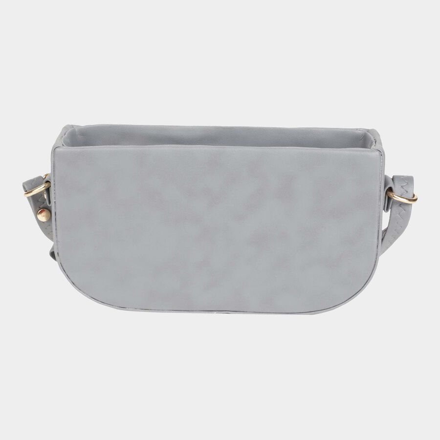 Women's Polyurethane Zipper Sling Bag, , large image number null