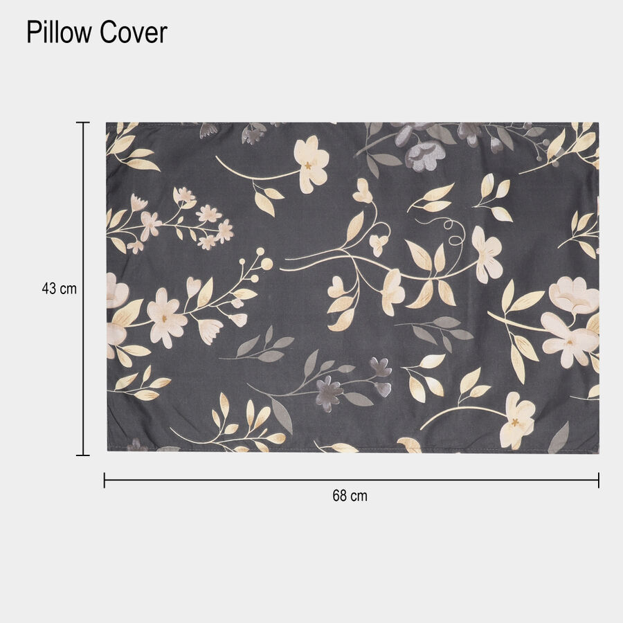 Blue Printed Double Bedsheet, , large image number null