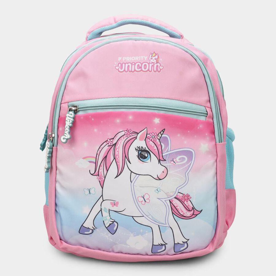 Unicorn Kid's Light Pink Fabric Bag, , large image number null