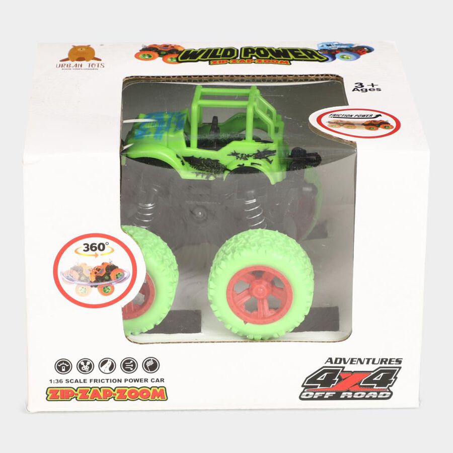 Kid's Plastic Inertia Toy Car - Color/Design May Vary, , large image number null