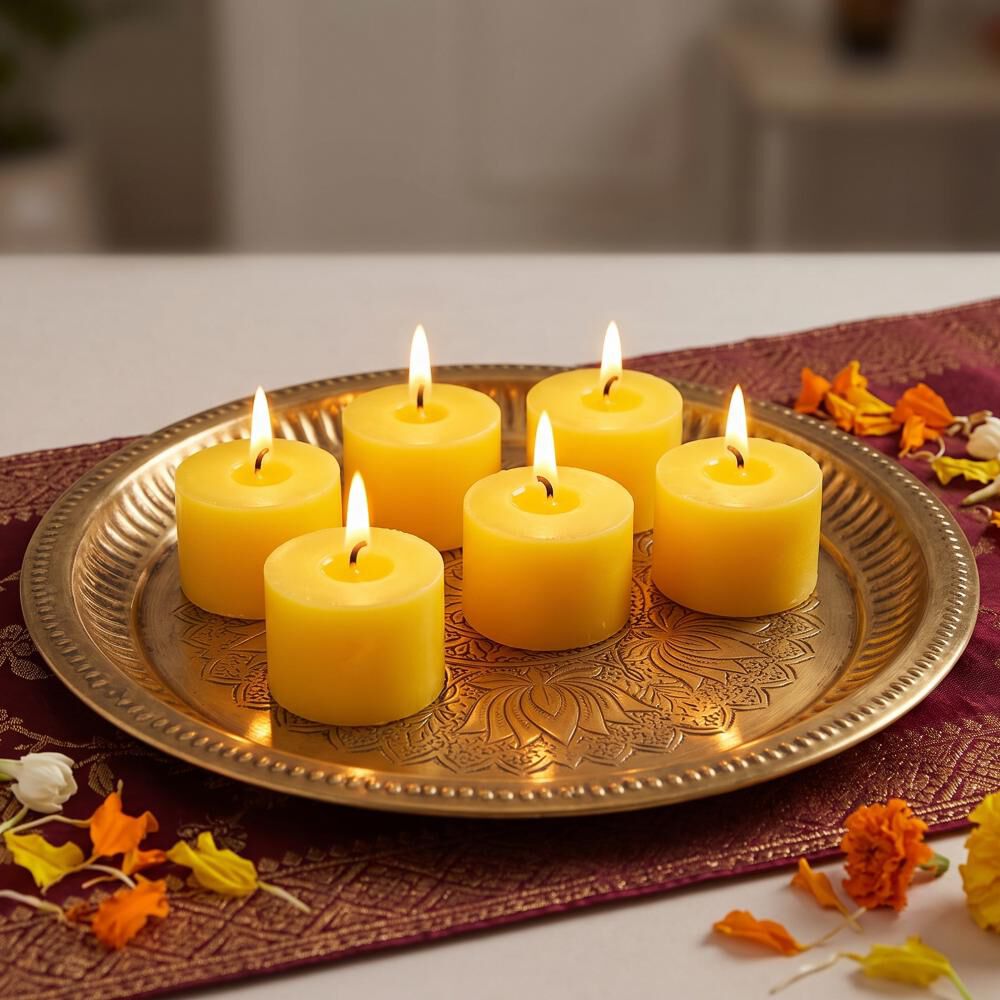 Home Beautiful Fragranced Candels Lemongrass Flavoured Pack Of