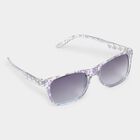 Kid's Plastic Clear Glass Wayfarer Sunglasses, , small image number null