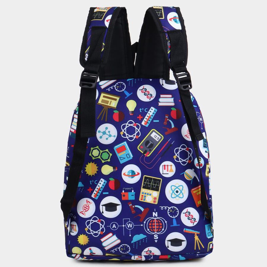 Kid's Blue Polyester Backpack, , large image number null