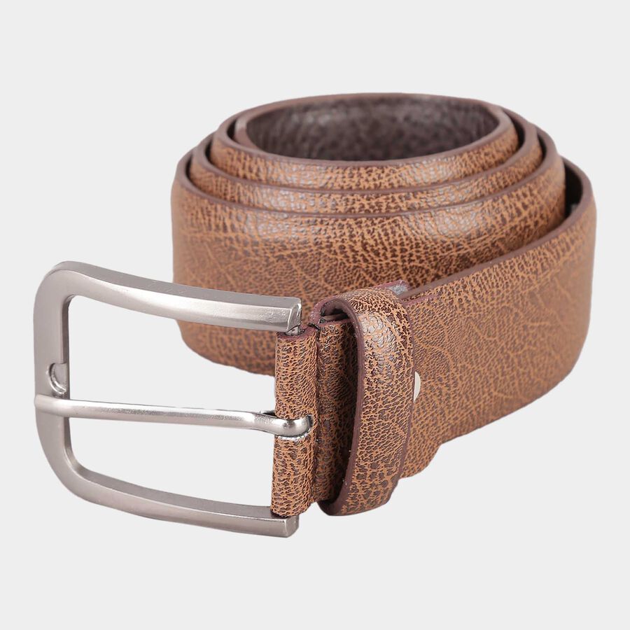 Men's Brown Polyurethane Casual Belt, , large image number null