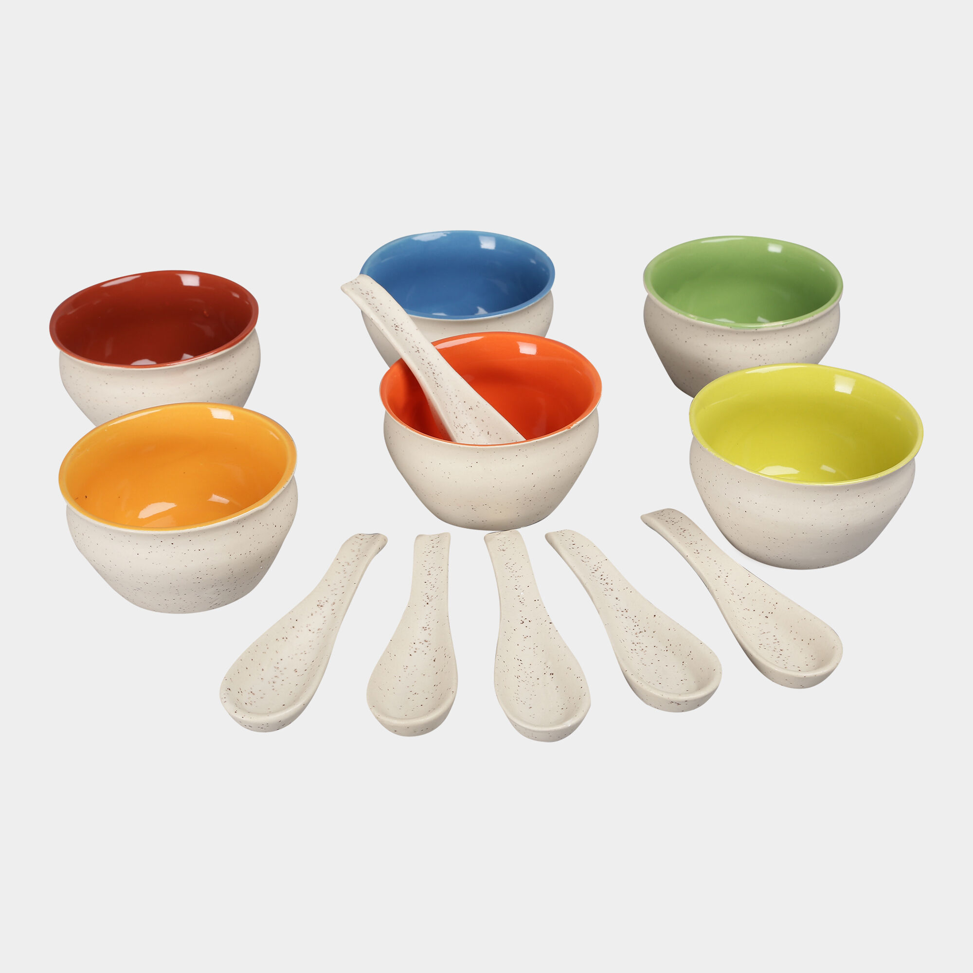 Home Finery                         Stoneware Soup Set of 6 Home Finery                         Stoneware Soup Set of 6