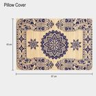 Blue Cotton Pillow Cover, , small