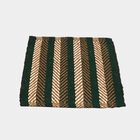 Green Polyester Cotton Door Mat, , small image number null