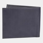 Men's Blue Polyurethane Wallet, , small