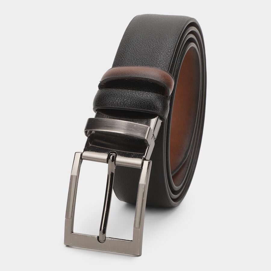 Men's Brown Pu Formal Belt , , large image number null