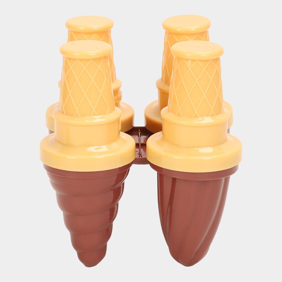 Plastic 4 Moulds Kulfi Maker, , large image number null