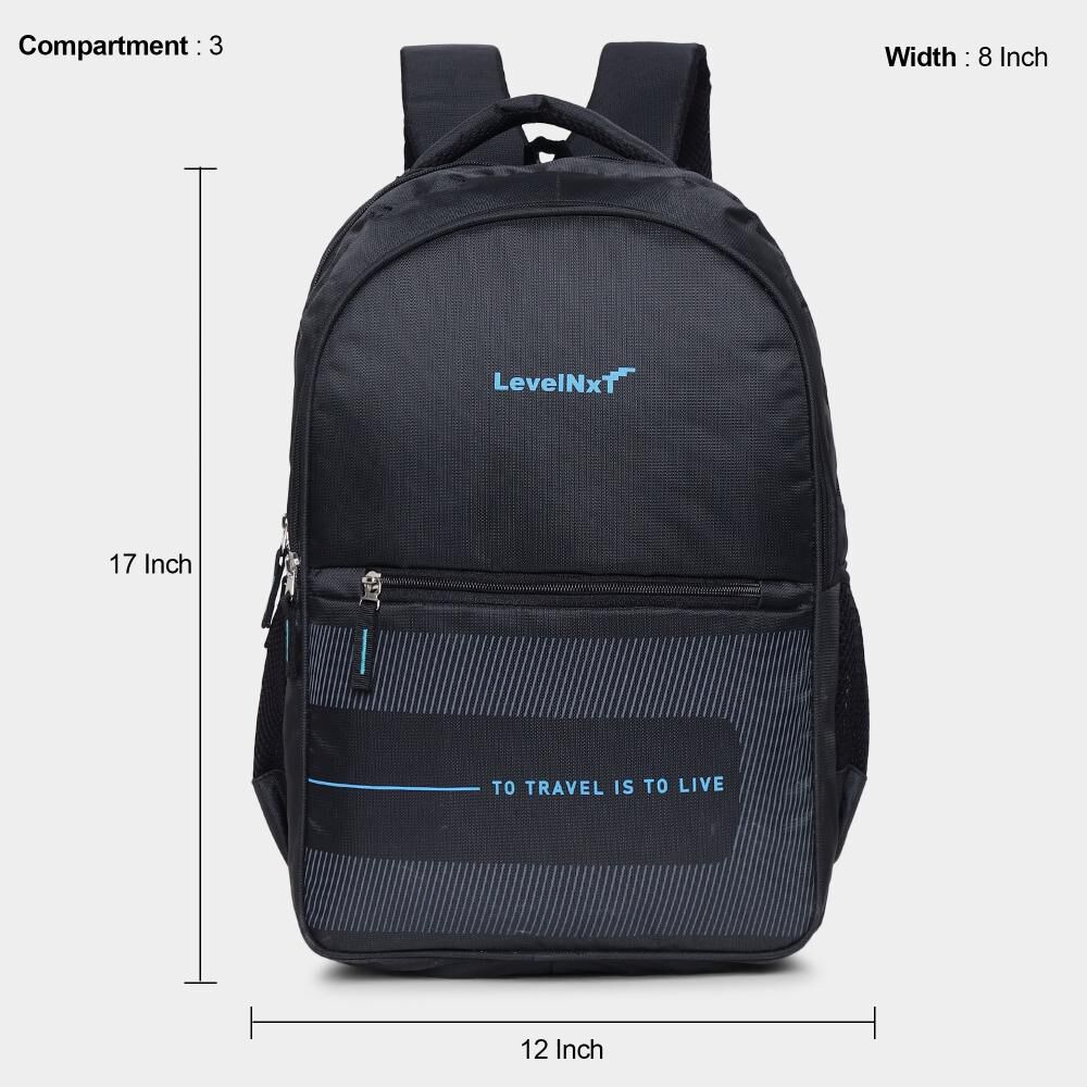 LEVEL レベル バックバッグ Levelnxt Black Backpack, 50L (Approx) | Vishal Mega Mart India