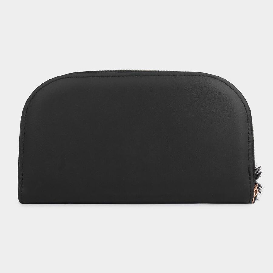Women's Colour Block Polyurethane Long Wallet, , large image number null