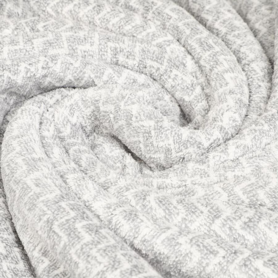 280 GSM Grey Microfiber Bath Towel, , large