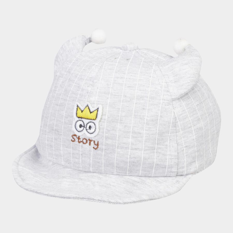 Kids' Brown Fabric Cap, , large image number null