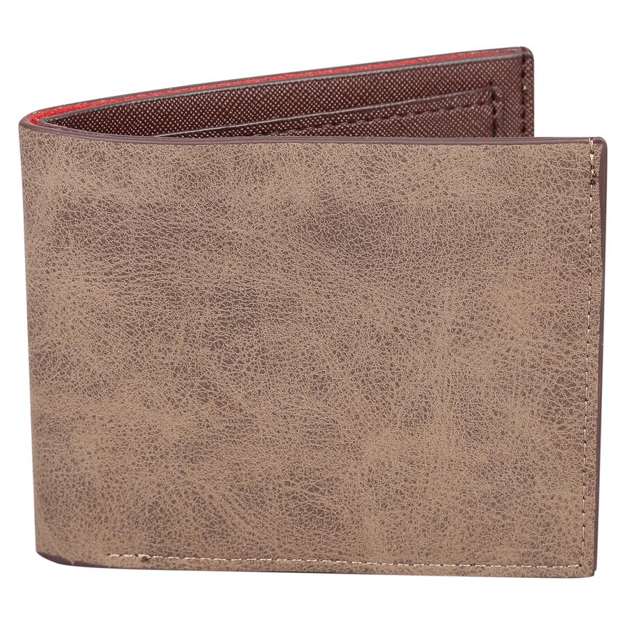 Men's Brown Polyurethane Wallet, , large image number null