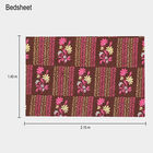 Purple Microfiber Single Bedsheet, , small image number null