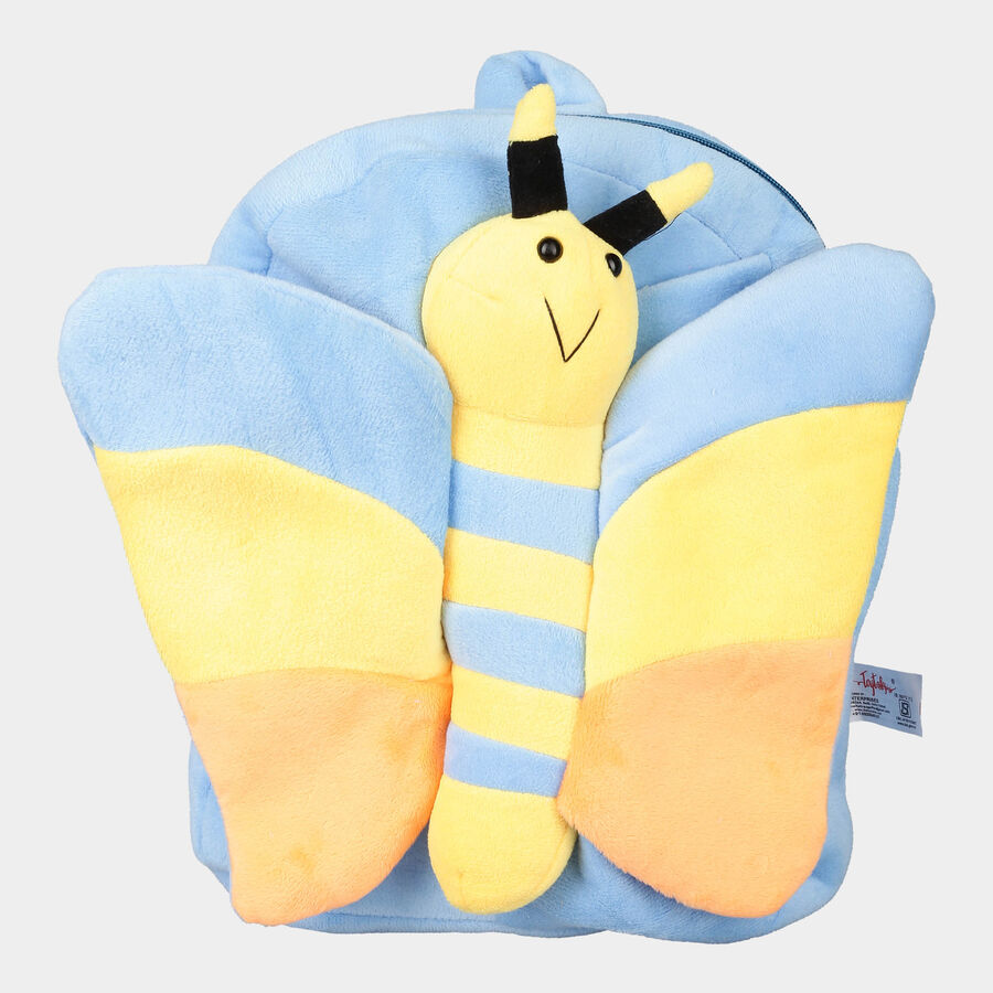 Fabric Blue Butterfly Bag - 33.07 mm, , large image number null