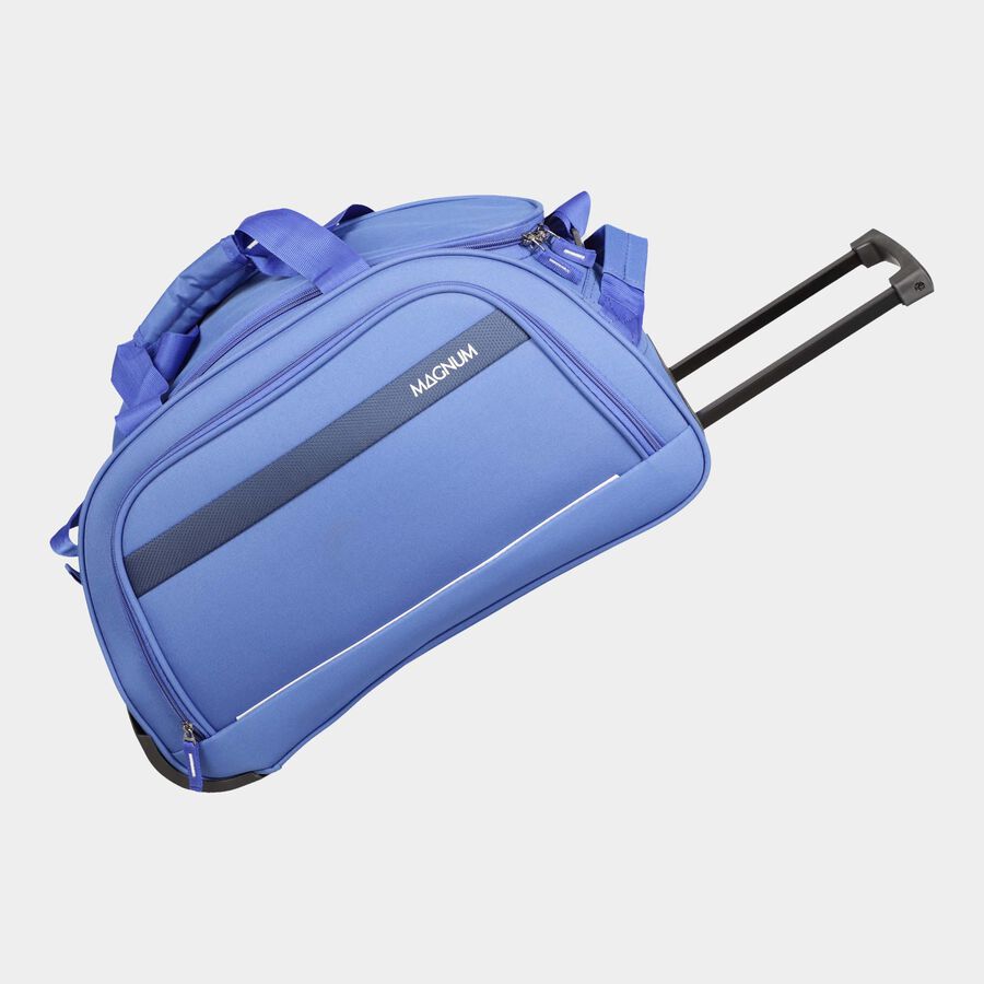 600 D Durable Fabric Duffle Trolley, Blue, 54 cm X 29 cm X 30 cm, , large image number null