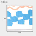 Multicolour Microfiber Double Bedsheet, , small image number null