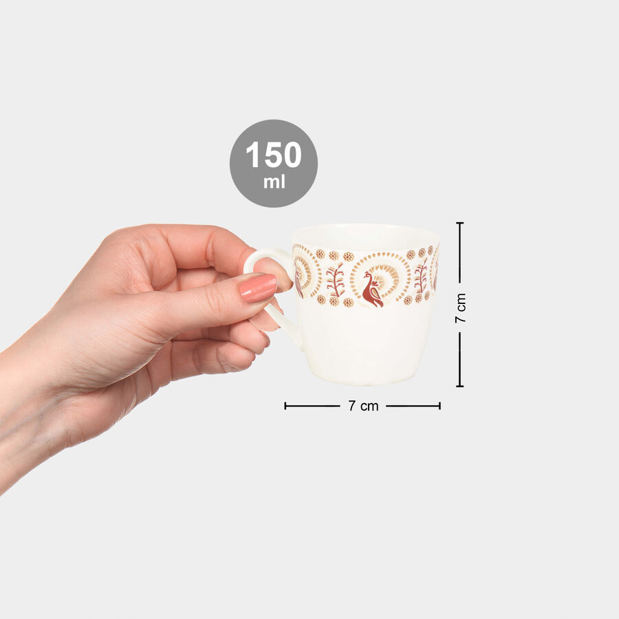 150 ml Bone China Mug, Set of 6, , large image number null