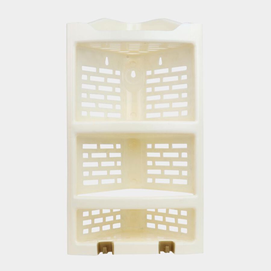 Ivory Plastic Bathroom Stand, , large image number null