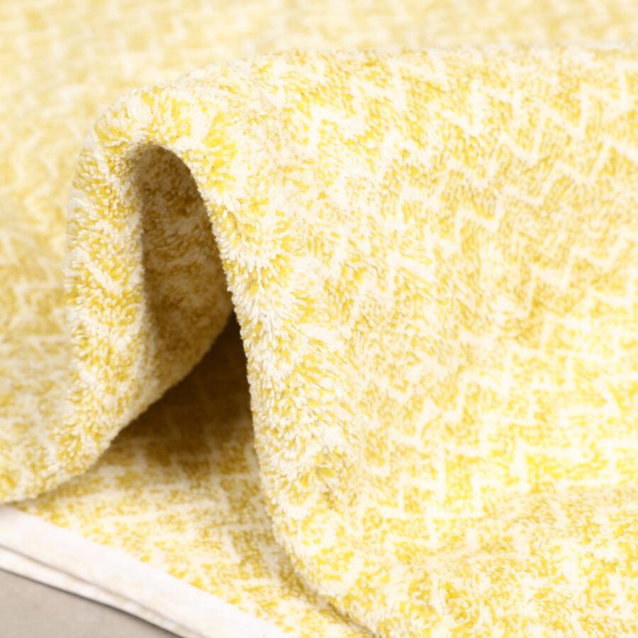 280 GSM Yellow Microfiber Bath Towel, , large image number null