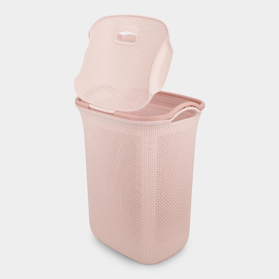 54L Plastic Laundry Basket, , large image number null