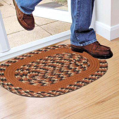Brown Polyester Door Mat