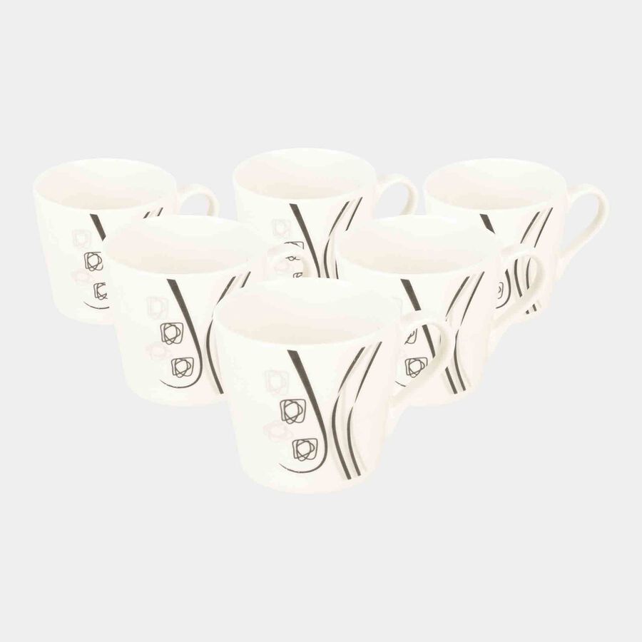 150 ml Bone China Mug, Set of 6, , large image number null