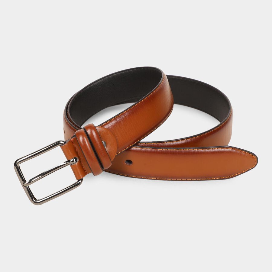 Men's Tan Polyurethane Casual Belt, , large image number null