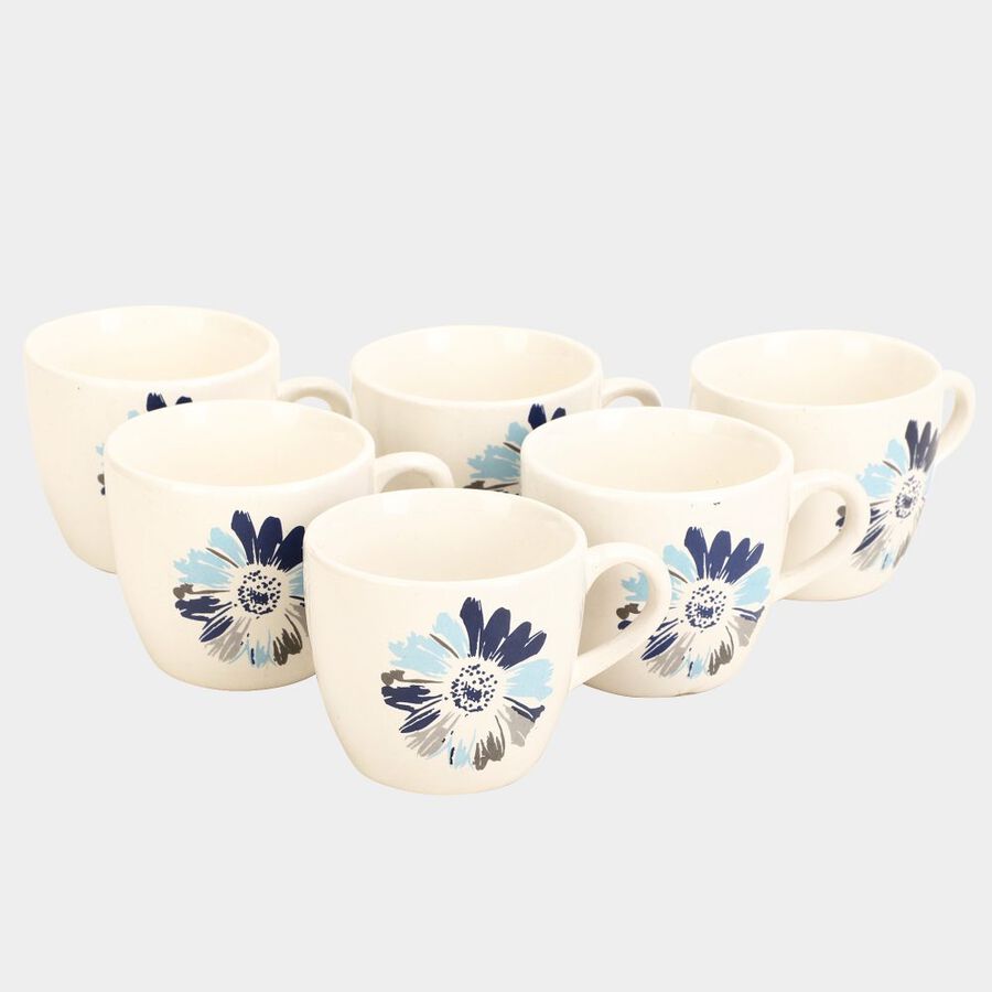 120 ml Stoneware Mug, Set of 6, , large image number null