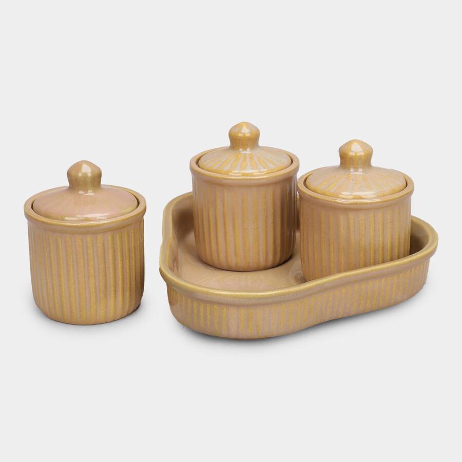 160ml Stoneware Pickle Set , , large