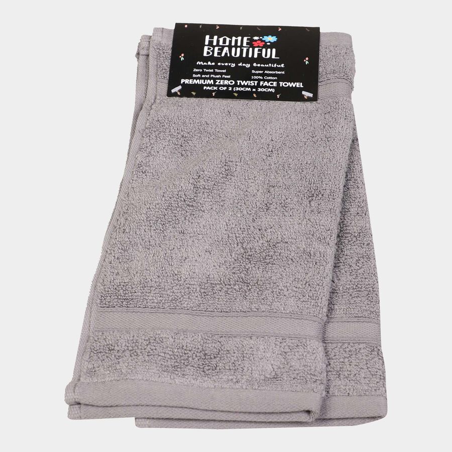 500 GSM Grey Cotton Face Towel, , large image number null