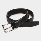 Men's Black Polyurethane Formal Belt, , small image number null