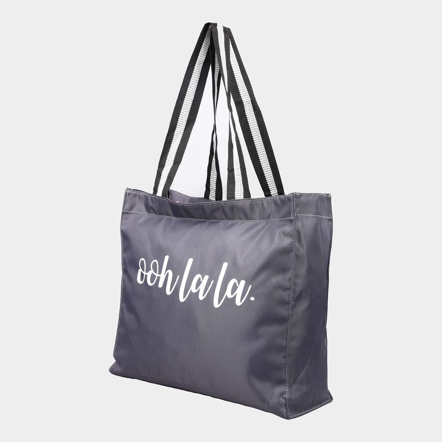 Grey Fabric Bag, , large image number null