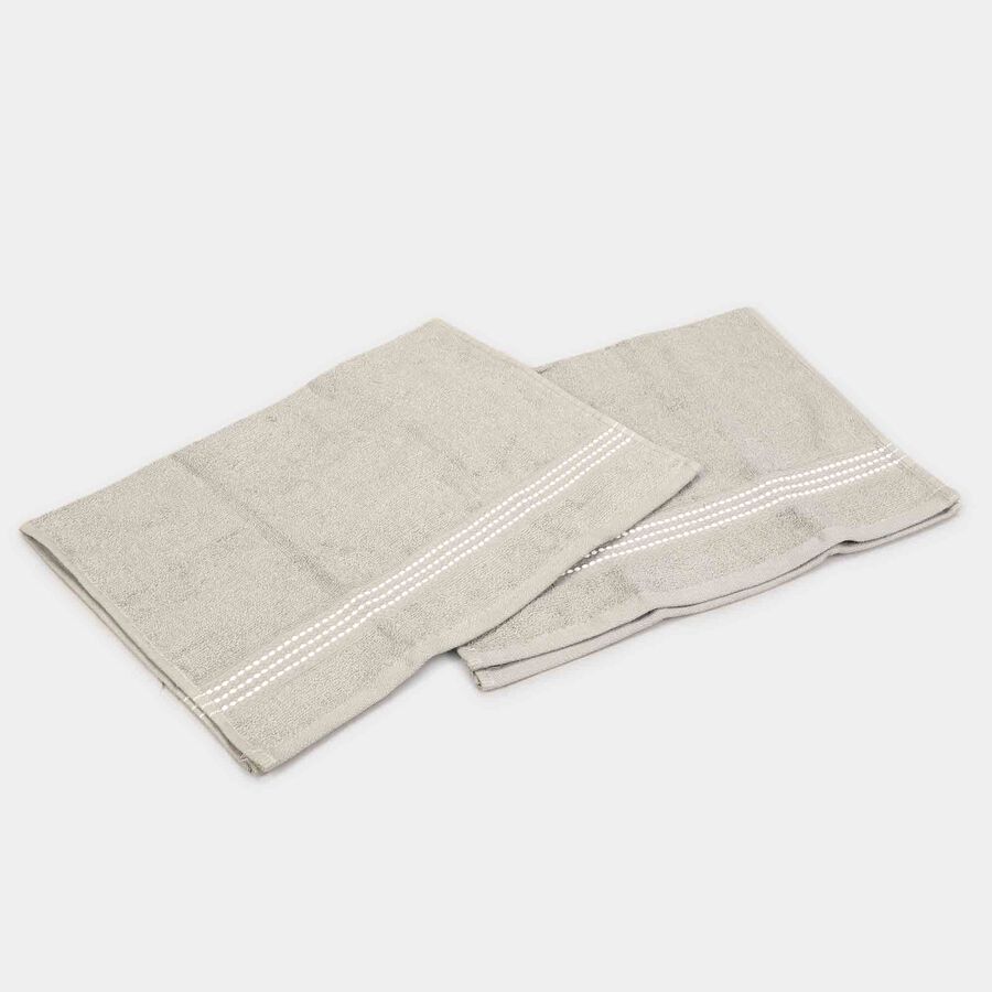 380 GSM Grey Cotton Hand Towel, , large