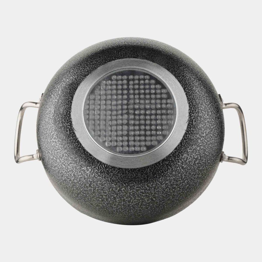 2 L Aluminum Kadhai, Induction Compatible, , large image number null