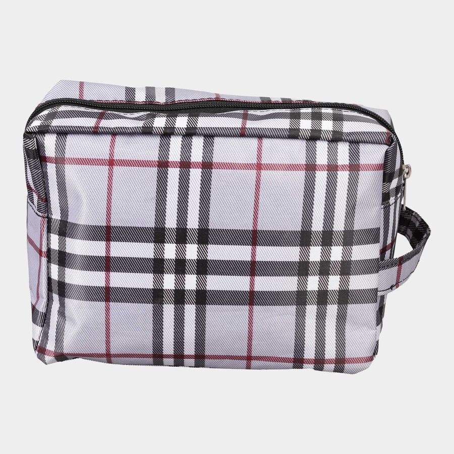Grey Nylon And Polyester Pouch, , large image number null