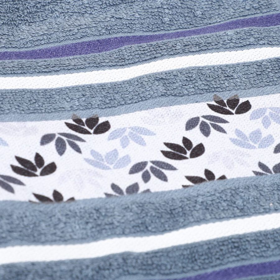 380 GSM Blue Cotton Hand Towel, , large